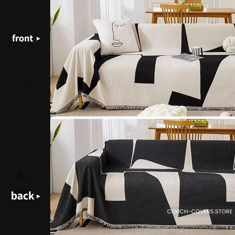 Black and White Throws for Sofas 180*260cm