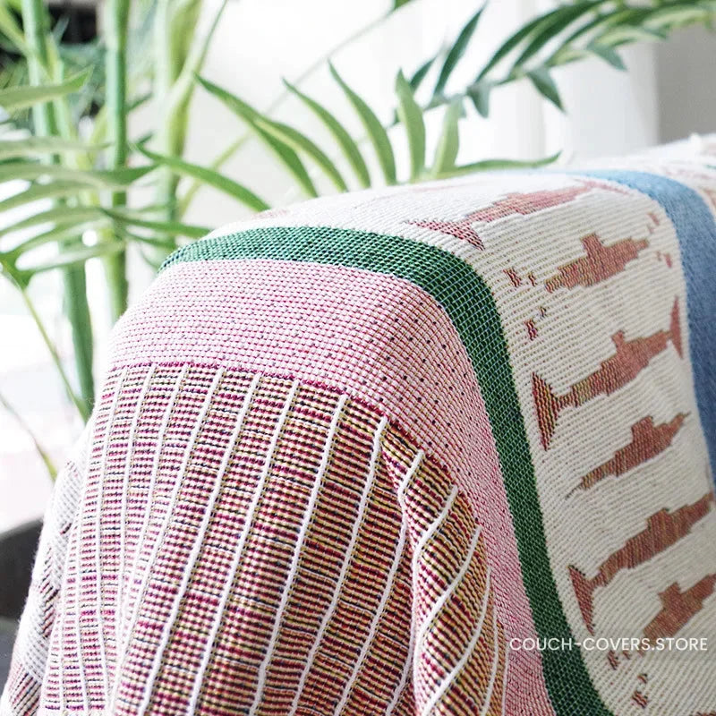 Boho Couch Cover Throw