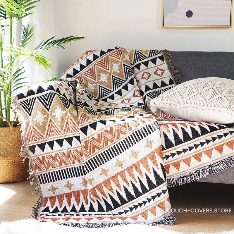 Boho Couch Cover Throw