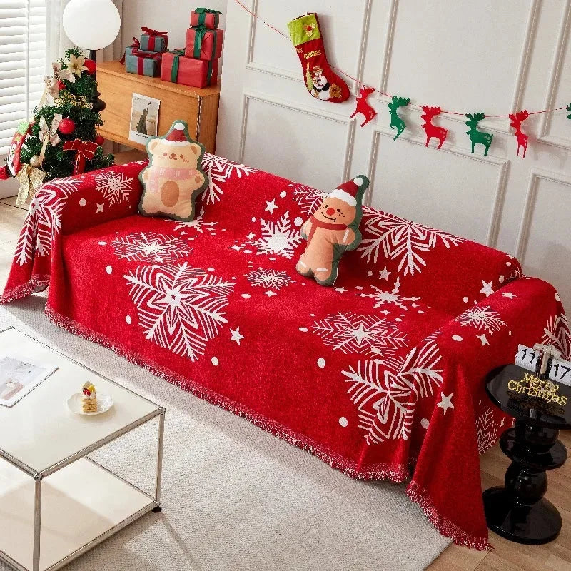 Christmas Couch Throws 180*150cm / Snowflake