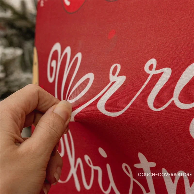 Red Christmas Chair Covers