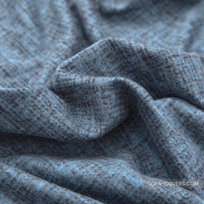 Blue gray sofa cover