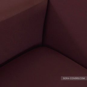 Brown sofa cover