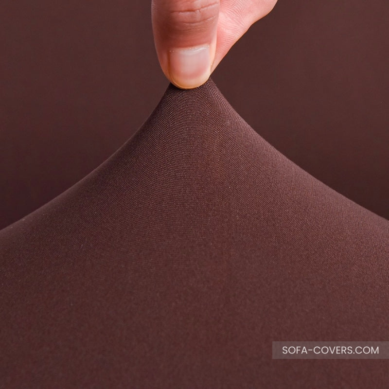 Brown sofa cover