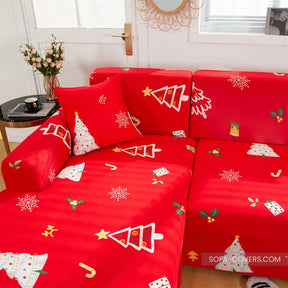 Christmas couch cover