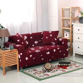 Floral couch cover