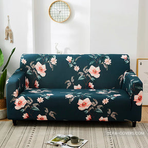 Floral couch cover