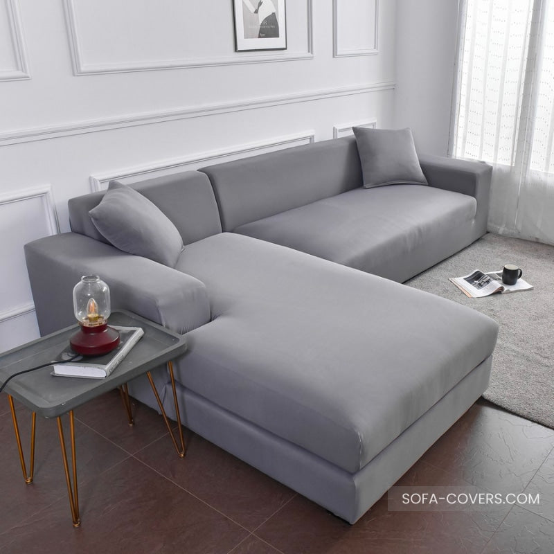 Light grey couch cover