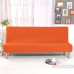 Orange futon cover