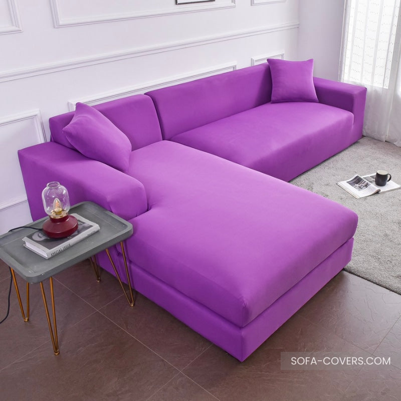 Purple couch cover