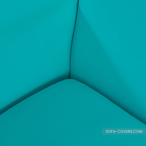 Turquoise couch cover