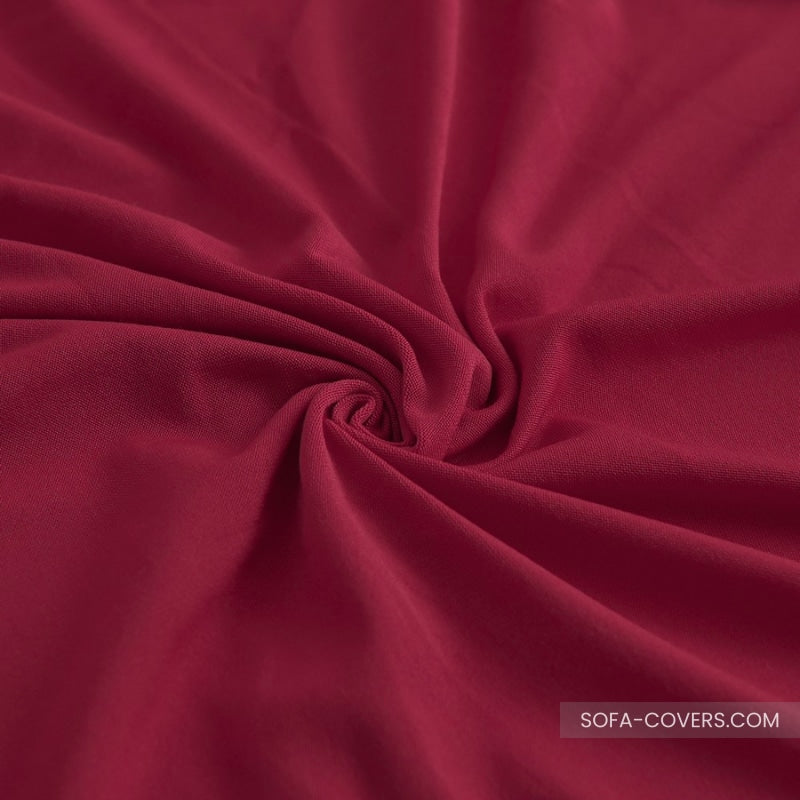 Wine red sofa cover