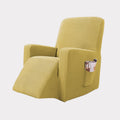 Yellow recliner chair cover